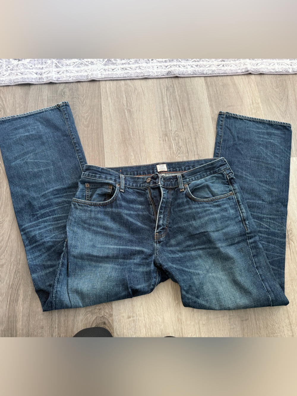 J. Crew Men's vintage boot cut 34x32 Blue Jeans